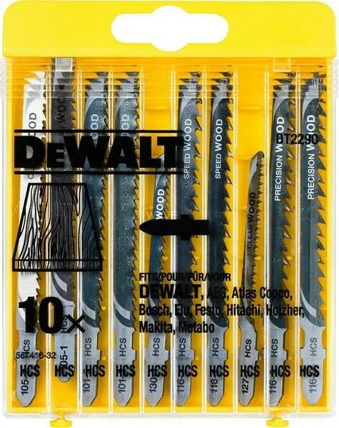 20210623121455_dewalt_lames_dt2290_qz_10tmch DEWALT DT2290 Λάμες για Ξύλο 10τμχ - Image 1