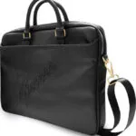 Guess Vintage Script Τσάντα Ώμου / Χειρός για Laptop 15.6" σε Μαύρο χρώμα