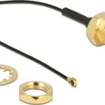 DeLock Καλώδιο Ομοαξονικό RP-SMA Male - MHF 0.1m 12465 1τμχ