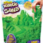 Spin Master Παιχνίδι Κατασκευών με Άμμο Kinetic Sand Colour Bag Green για Παιδιά 3+ Ετών 6047182