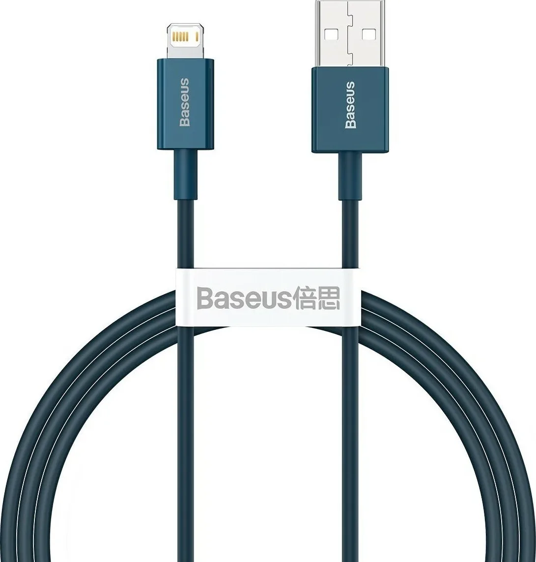 Baseus Superior USB to Lightning Cable Μπλε 1m (CALYS-A03) - Image 1