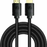 Baseus HDMI 2.1 Braided Cable HDMI male - HDMI male 3m Μαύρο CAKGQ-L01