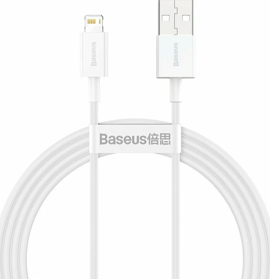 Baseus Superior Series USB to Lightning Cable Λευκό 1.5m (CALYS-B02) - Image 1