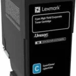 Lexmark 74C2HCE Γνήσιο Toner Laser Εκτυπωτή Κυανό 12000 Σελίδων 74C2HCE