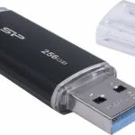 Silicon Power Blaze B02 256GB USB 3.1 Stick Μαύρο