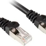 Sharkoon S/FTP Cat.6 Καλώδιο Δικτύου Ethernet 0.5m Μαύρο (4044951014972)
