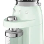 Smeg CGF01PGEU Ηλεκτρικός Μύλος Καφέ 150W με Χωρητικότητα 350gr και 30 Επίπεδα Άλεσης Τιρκουάζ
