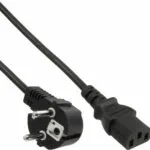 InLine Schuko - IEC C13 Cable 3m Μαύρο 16649