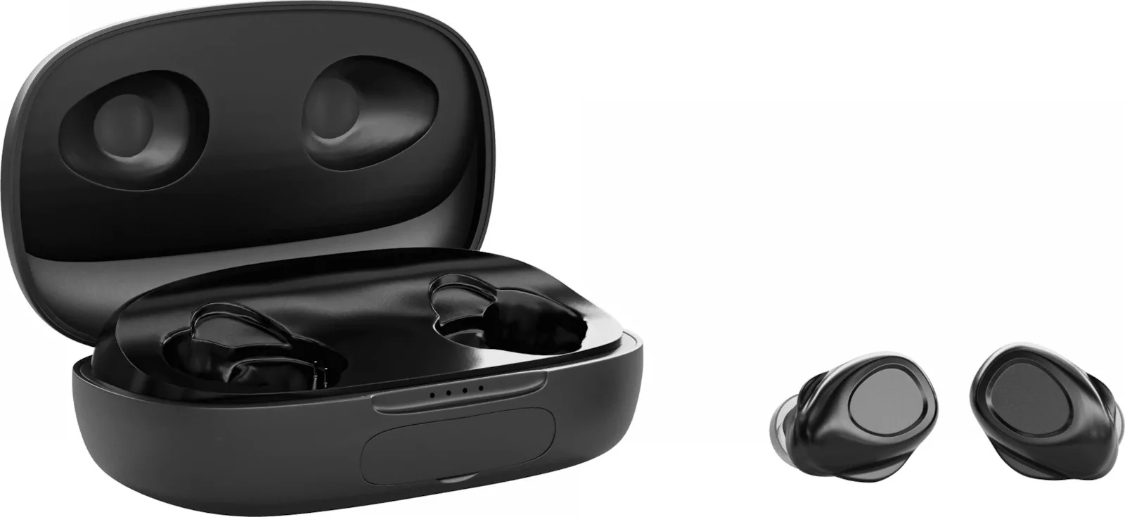20210726112331_natec_soho_in_ear_bluetooth_handsfree_mayro Natec Soho In-ear Bluetooth Handsfree Ακουστικά με Θήκη Φόρτισης Μαύρα - Image 1
