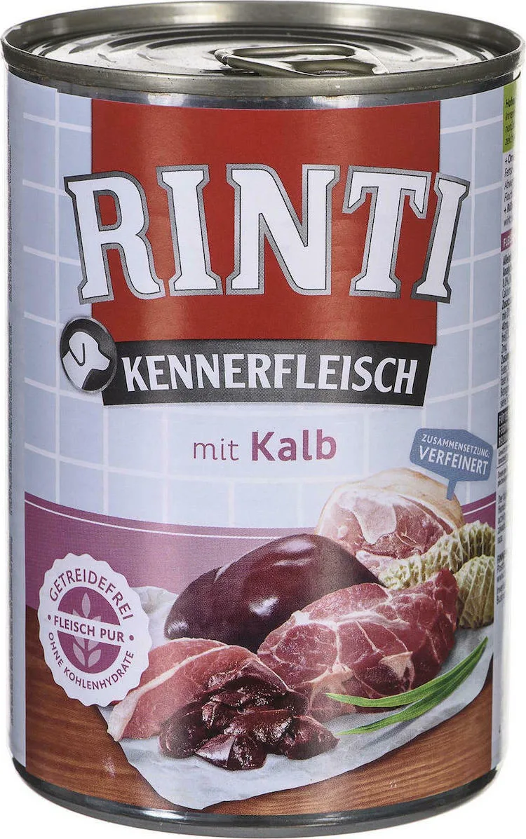 20210729123309_rinti_kennerfleisch_moschari_400gr Rinti Kennerfleisch Υγρή Τροφή Σκύλων σε Κονσέρβα με Μοσχάρι χωρίς Σιτηρά 400gr 91040 - Image 1