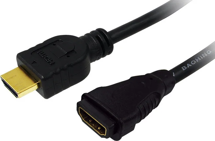 LogiLink CH0056 HDMI 1.4 Cable HDMI male - HDMI female 2m Μαύρο CH0056 - Image 1