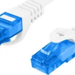 Lanberg S/FTP Cat.6a Καλώδιο Δικτύου Ethernet 5m Λευκό 1τμχ PCF6A-10CC-0500-W