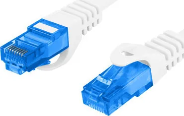 Lanberg S/FTP Cat.6a Καλώδιο Δικτύου Ethernet 5m Λευκό 1τμχ PCF6A-10CC-0500-W - Image 1