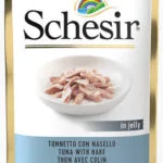 Schesir Cat Pouch Υγρή Τροφή για Ενήλικες Γάτες σε Φακελάκι με Μπακαλιάρο και Τόνο χωρίς Γλουτένη 85gr 55061370