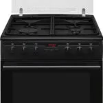 Amica 617GES2.33HZPTANA(BM) Κουζίνα 62lt με Εστίες Υγραερίου Π60εκ. Μαύρη