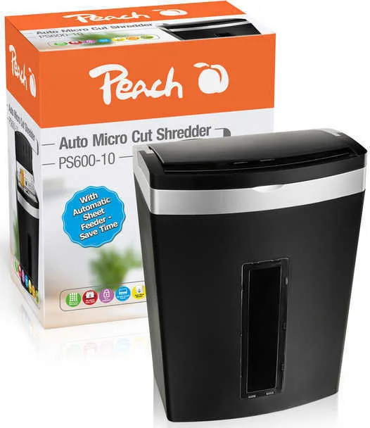 Peach Καταστροφέας Εγγράφων PS600-10 Micro Cut 7 Φύλλων με Κάδο 30lt 510787 - Image 1