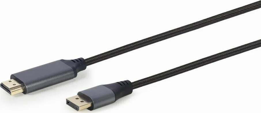 Gembird Cable DisplayPort male - HDMI male 1.8m Μαύρο (CC-DP-HDMI-4K-6) - Image 1