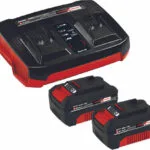 Einhell Σετ 2 Μπαταριών Εργαλείου Λιθίου 18V Χωρητικότητας 4Ah με Φορτιστή 4512112