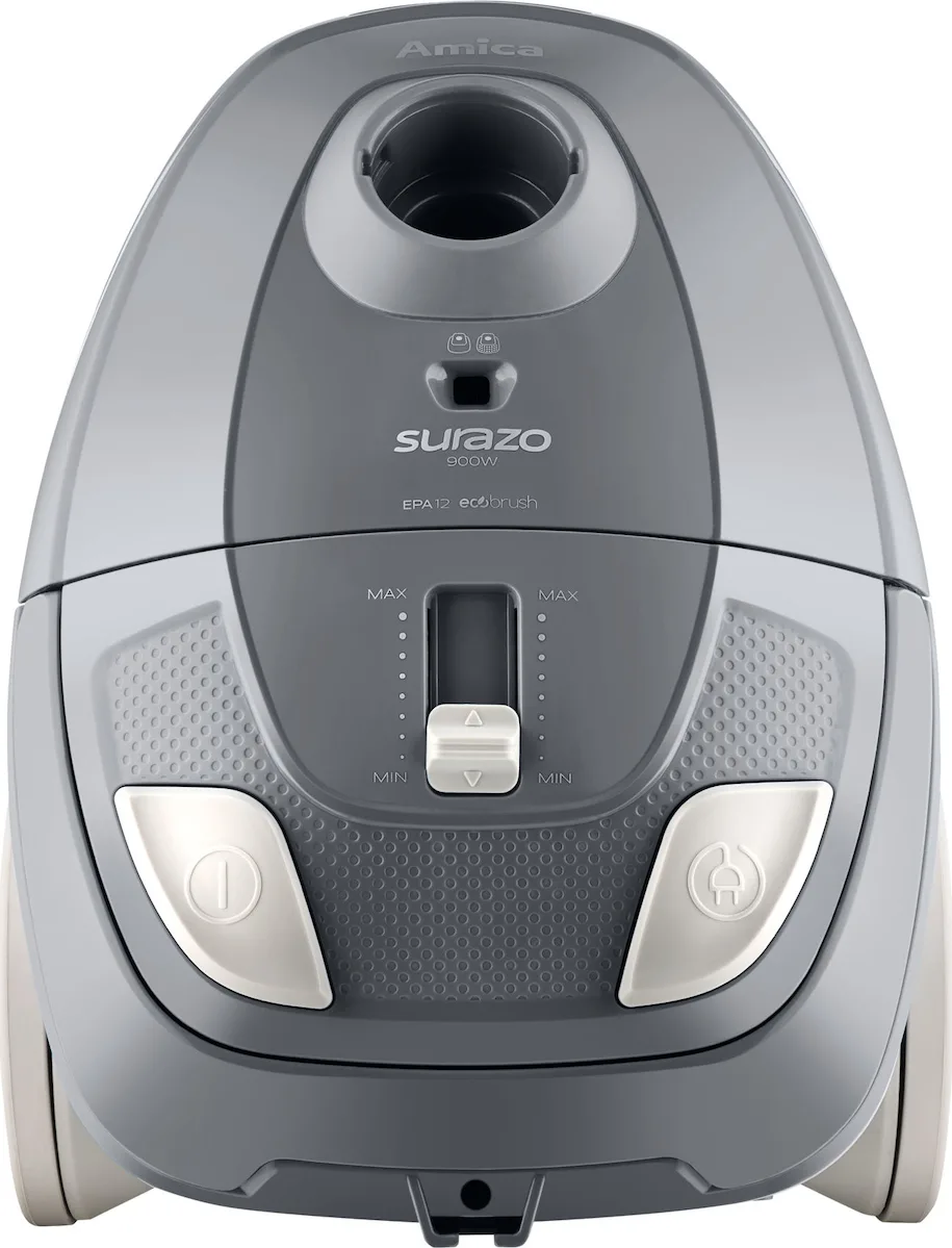 20210831110342_amica_surazo_vm1058 Amica SURAZO VM1058 Ηλεκτρική Σκούπα 900W με Σακούλα 2lt Ασημί - Image 1