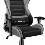 Huzaro Ranger 6.0 Child Καρέκλα Gaming Δερματίνης με Ρυθμιζόμενα Μπράτσα Μαυρο/Γκρι