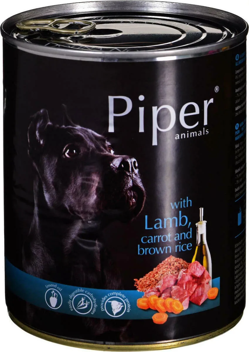 20210909103855_dolina_noteci_piper_adult_arni_karoto_ryzi_kastano_800gr Dolina Noteci Υγρή Τροφή Σκύλων σε Κονσέρβα με Αρνί, Καρότο και Ρύζι χωρίς Σιτηρά 800gr DLZDNTKMP0114 - Image 1
