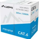 Lanberg S/FTP Cat.6 Καλώδιο Δικτύου Ethernet χωρίς ακροδέκτες 305m Γκρι 1τμχ LCF6-11CU-0305-S