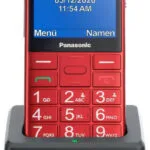 Panasonic KX-TU155 Single SIM Κινητό με Μεγάλα Κουμπιά Κόκκινο
