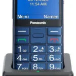 Panasonic KX-TU155 Dual SIM Κινητό με Μεγάλα Κουμπιά Μπλε