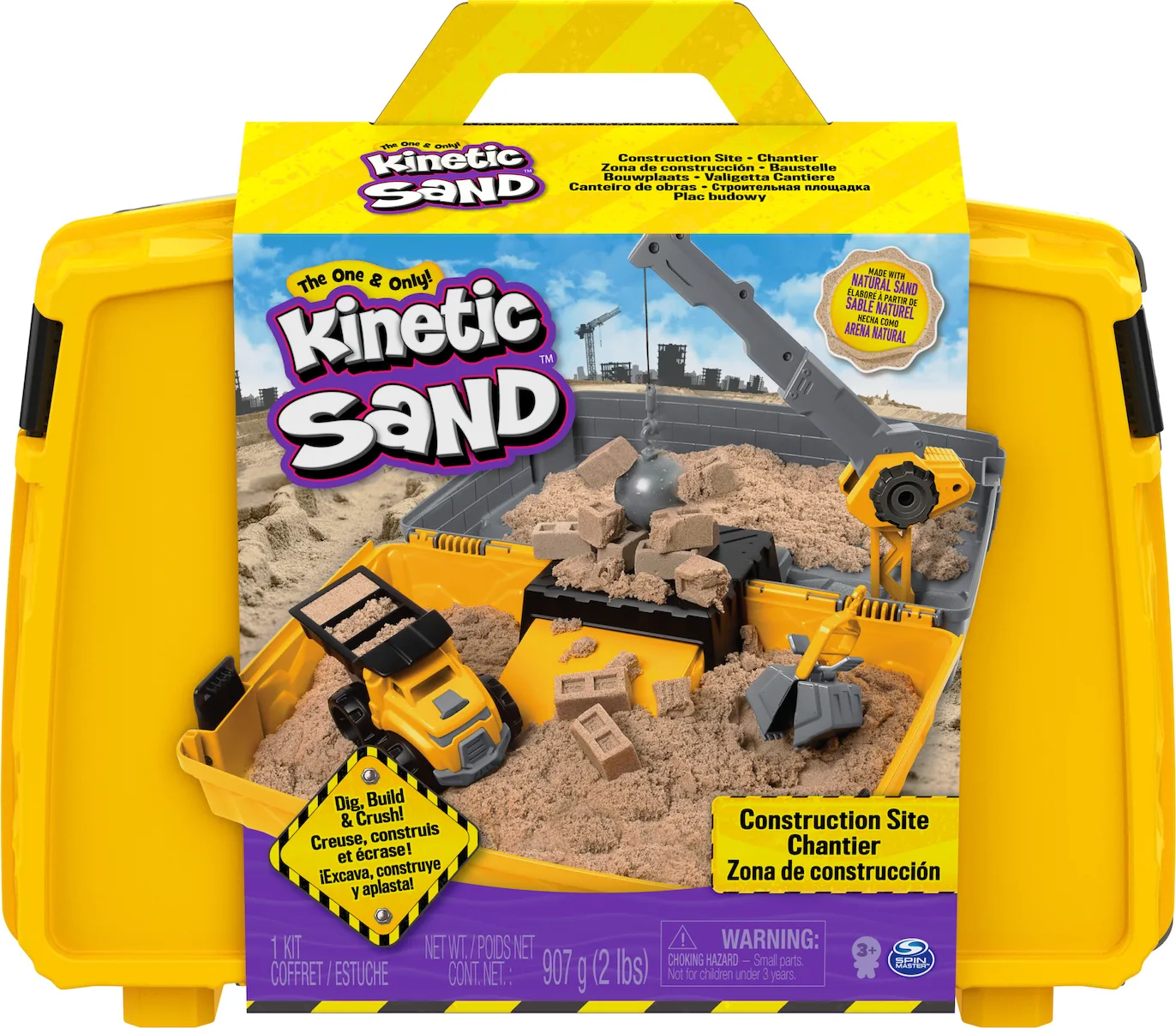 20210916112227_spin_master_construction_site_folding_sandbox_playset Spin Master Παιχνίδι Κατασκευών με Άμμο Kinetic Sand Construction Site Folding Sandbox Playset για Παιδιά 3+ Ετών 6055877 - Image 1