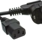 Powertech Schuko - IEC C13 Cable 1.5m Μαύρο CAB-P016