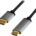 LogiLink Cable DisplayPort male - HDMI male 2m Μαύρο (CDA0107)