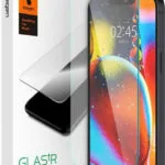 Spigen GLAS.tR Slim HD 2.5D Full Face Tempered Glass (iPhone 17e / 16e / 14 / 13 / 13 Pro) AGL03391