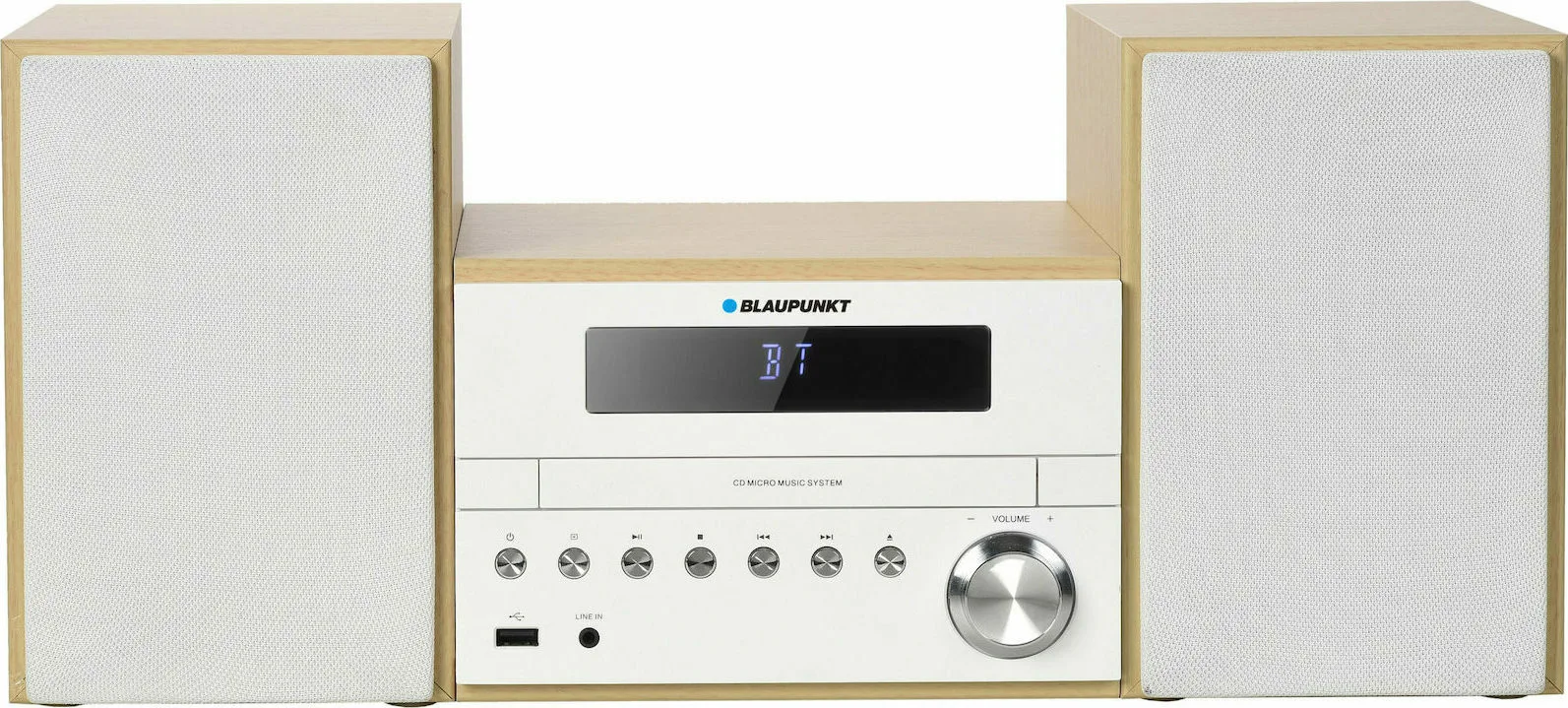 20210923113911_blaupunkt_ichosystima_2_0_ms45bt_300w_me_cd_player_kai_bluetooth Blaupunkt Ηχοσύστημα 2.0 MS45BT 300W με CD Player, WiFi και Bluetooth Λευκό - Image 1