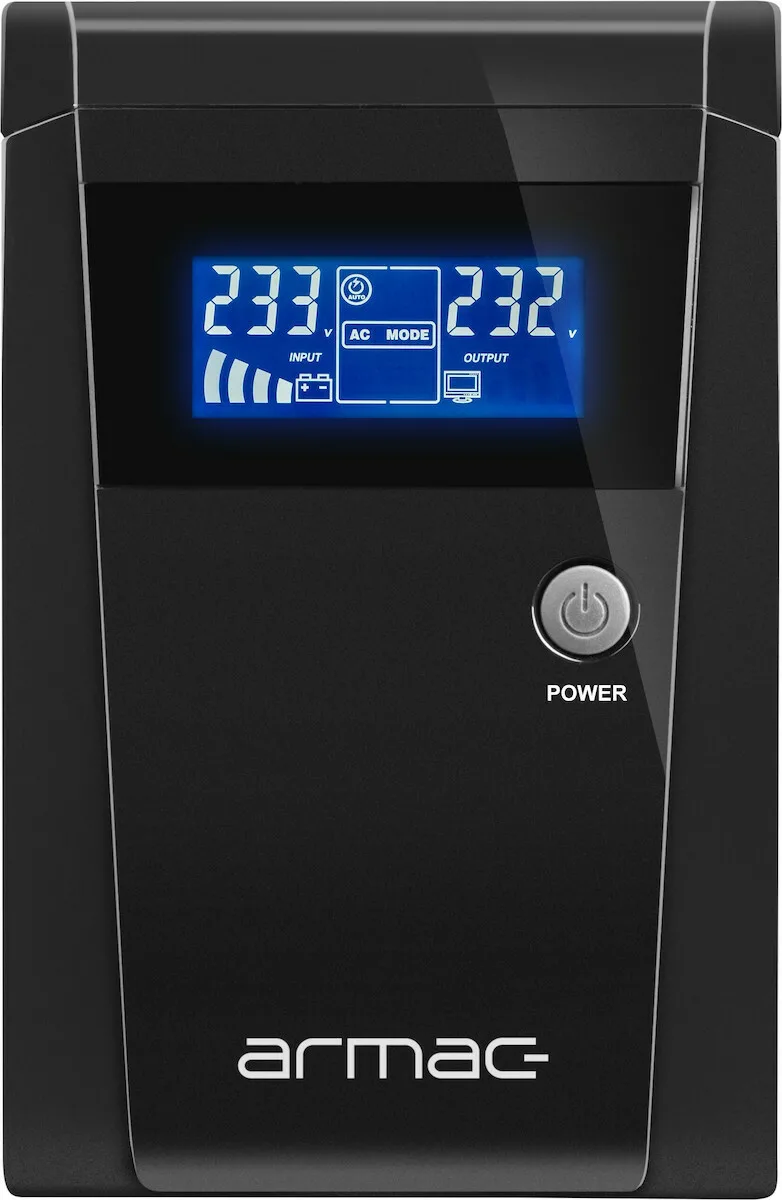 Armac O/1000F/LCD UPS Line-Interactive 1000VA με 3 Schuko Πρίζες - Image 1