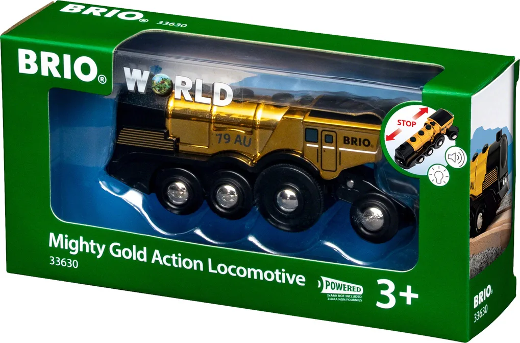 20210927104722_brio_toys_golden_battery_lock_with_light_and_sound_33630 Brio Toys Golden Battery Lock Τρενάκι με Ήχο και Φως για 3+ ετών+ Ετών 33630 - Image 1