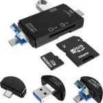 Vakoss Card Reader USB 2.0/micro USB/Type-C για SD/microSD (TC-R425X)