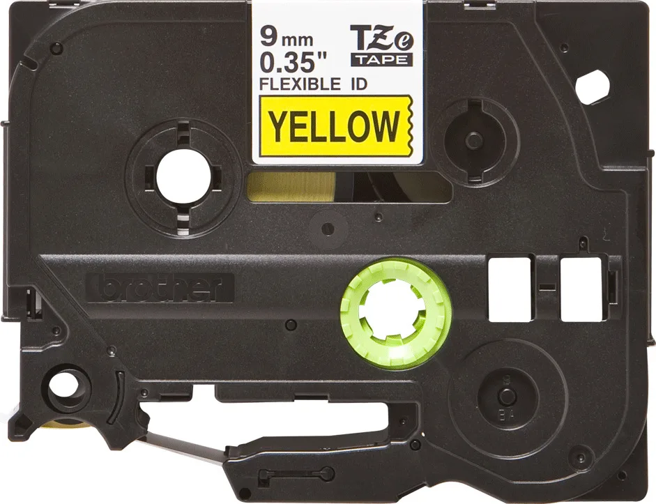 Brother TZE-FX621 Ταινία Ετικετογράφου 8m x 9mm σε Κίτρινο Χρώμα TZE-FX621 - Image 1