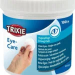 Trixie Eye Care 100 Μαντηλάκια Σκύλου & Γάτας για Καθαρισμό Ματιών με Αλόη 29391