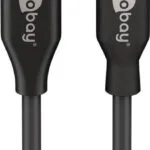 Goobay USB 2.0 Cable USB-C male - Lightning Μαύρο 2m (39447)