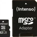 Intenso microSDHC 32GB Class 4 Default Speed 21MB/s με αντάπτορα