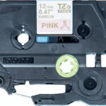 Brother TZE-RE34 Ταινία Ετικετογράφου 4m x 12mm σε Ροζ Χρώμα TZE-RE34