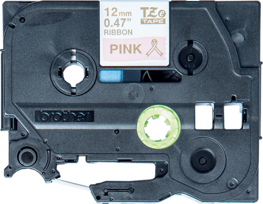 Brother TZE-RE34 Ταινία Ετικετογράφου 4m x 12mm σε Ροζ Χρώμα TZE-RE34 - Image 1