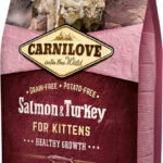 Carnilove Into The Wild Salmon & Turkey Ξηρά Τροφή χωρίς Σιτηρά & Γλουτένη για Ανήλικες Γάτες με Γαλοπούλα / Σολομό 0.4kg