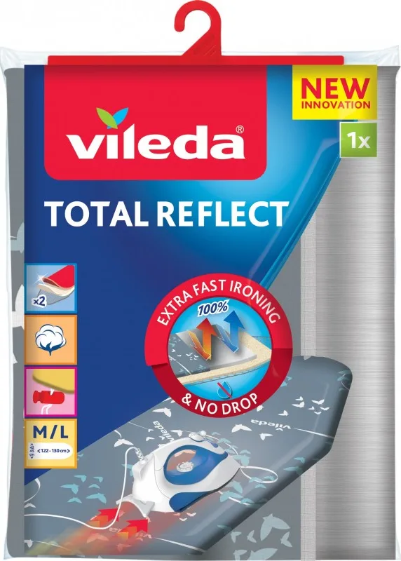 20211014170330_vileda_sideropano_total_reflect_grey_163263_130x45cm Vileda Σιδερόπανο Total Reflect 130x45cm 163263 Γκρι - Image 1