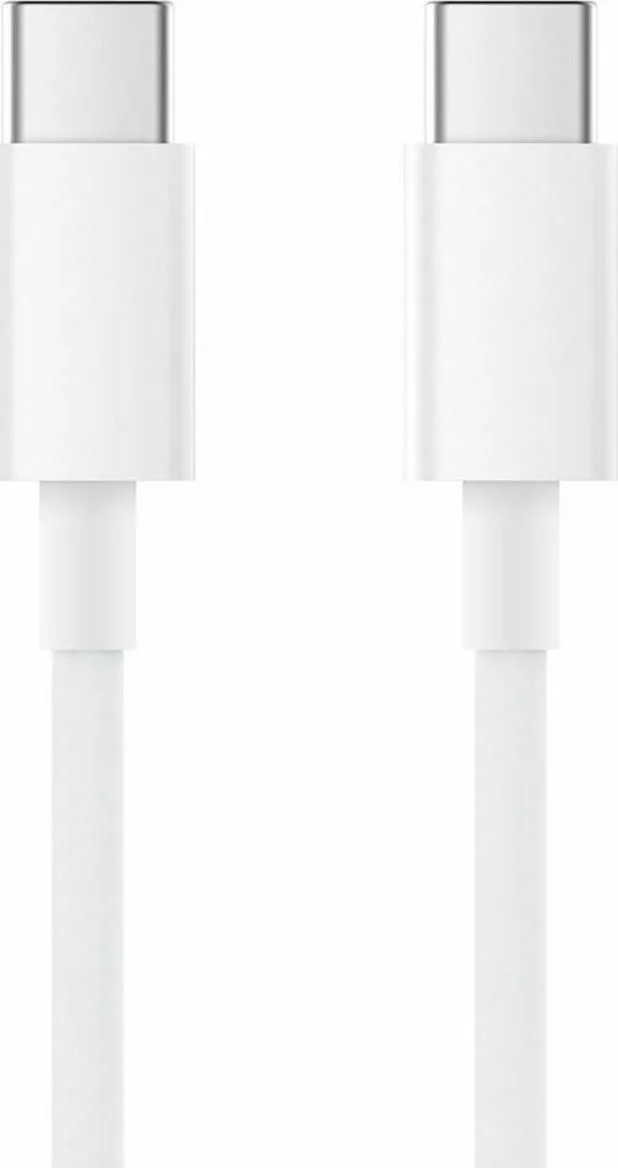 Xiaomi Mi Usb 3.0 Cable Typec Male To Typec Male Flat USB 2.0 Cable USB-C male - USB-C 100W Λευκό 1.5m SJV4108GL - Image 1