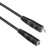 Goobay Καλώδιο 3.5mm male - 3.5mm female Μαύρο 3m (50432)