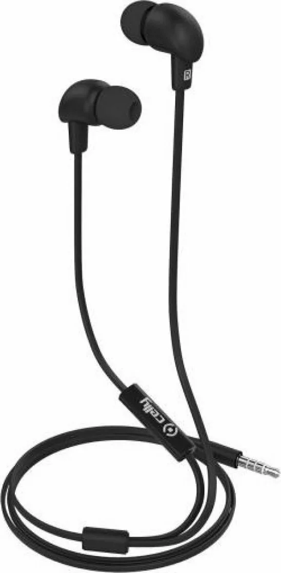 Celly UP600 In-ear Handsfree με Βύσμα 3.5mm Μαύρο - Image 1