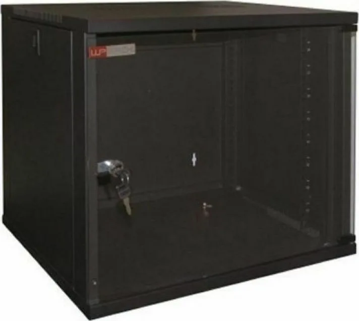 20211018142746_wp_wall_mounted_rack_cabinet_wp_wpn_rwa_12604_12u_mayro WP Επιτοίχια Καμπίνα Rack 12U 56x60x57cm Μαύρο S0202458 - Image 1