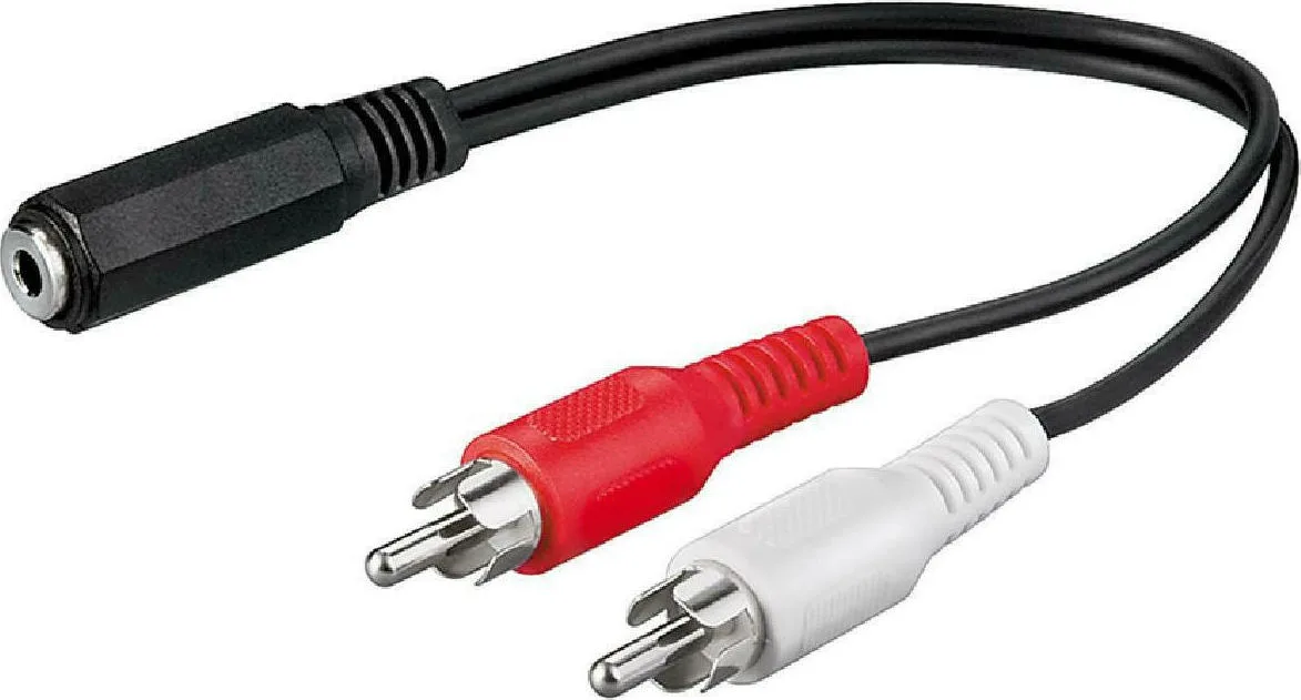Goobay Μετατροπέας 3.5mm / RCA female σε 3.5mm / RCA male 1τμχ 50092 - Image 1