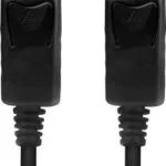 LogiLink Cable DisplayPort male - DisplayPort male 1m Μαύρο (CD0100)
